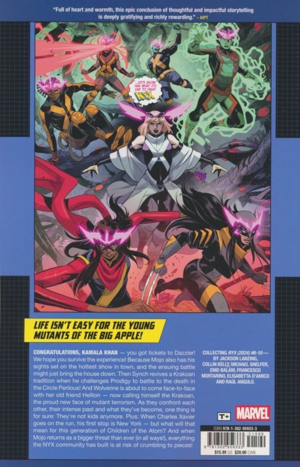 NYX VOL 02 MOJO CITY TP [9781302959333]