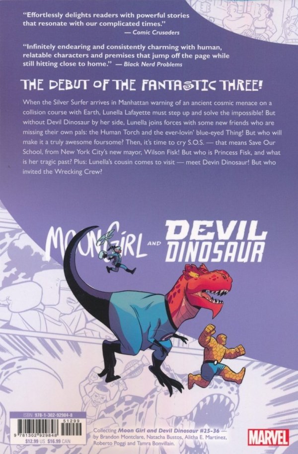MOON GIRL AND DEVIL DINOSAUR BAD BUZZ TP [9781302929848]