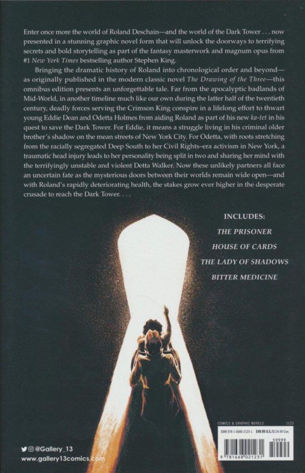 STEPHEN KINGS THE DARK TOWER THE DRAWING OF THE THREE THE COMPLETE GRAPHIC NOVEL SAGA HC [9781668021231] **OFERTA SPECJALNA**