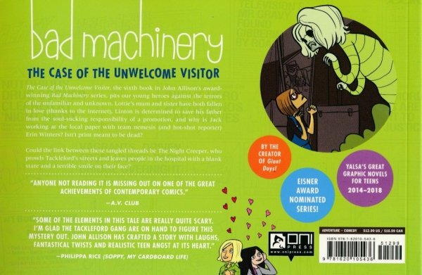 BAD MACHINERY POCKET EDITION VOL 06 THE CASE OF THE UNWELCOME VISITOR GN [9781620105436]