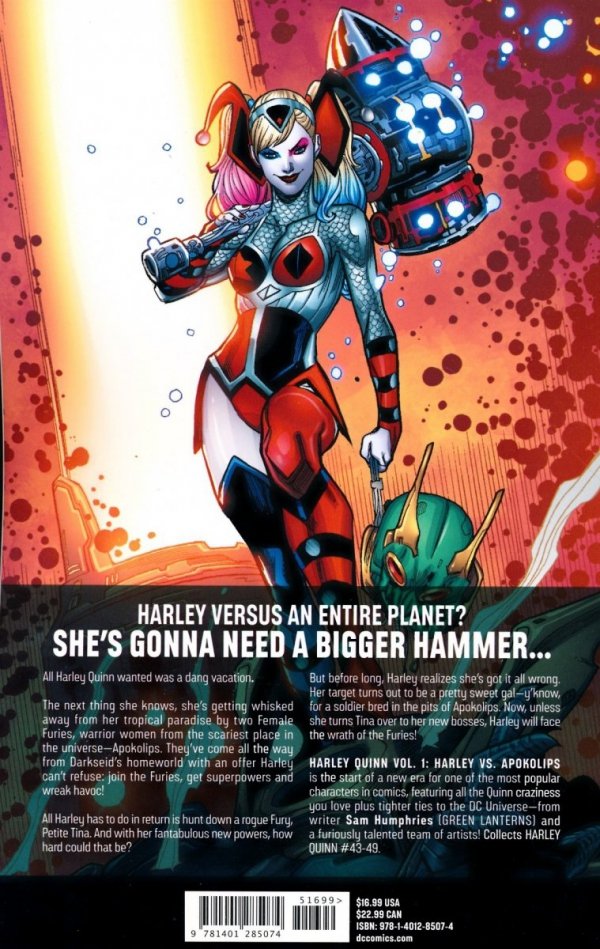 HARLEY QUINN VOL 01 HARLEY VS APOKOLIPS TP [9781401285074] **promocja TOMY**