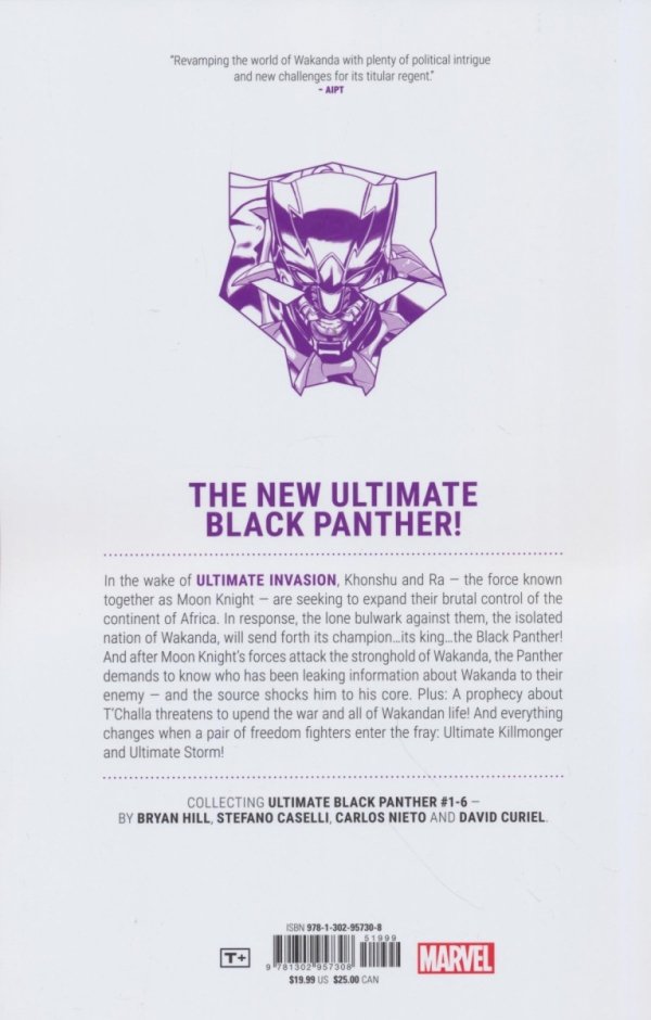 ULTIMATE BLACK PANTHER VOL 01 PEACE AND WAR TP [9781302957308] **OFERTA SPECJALNA**