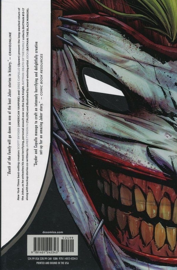 BATMAN VOL 03 DEATH OF THE FAMILY HC [9781401242343] **OFERTA SPECJALNA**