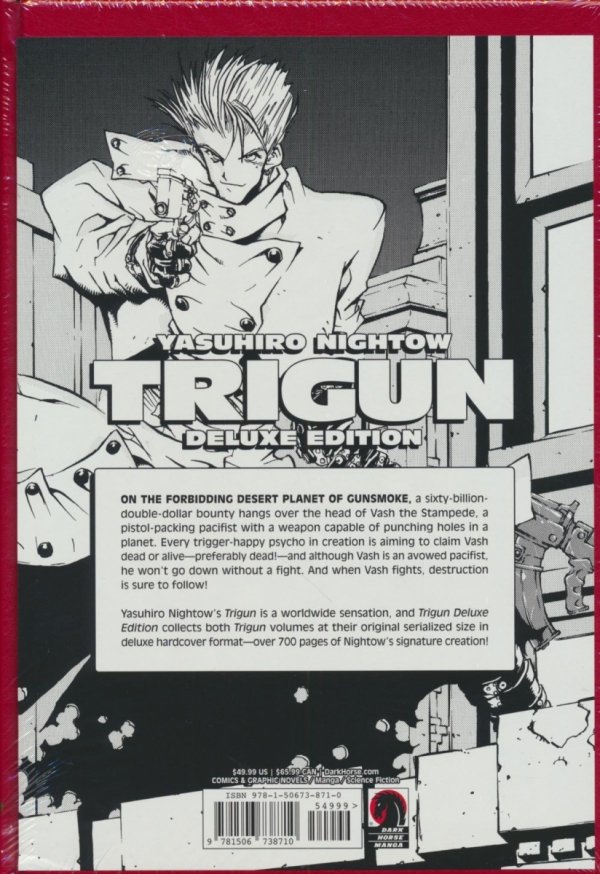 TRIGUN DELUXE EDITION HC [9781506738710] **promocja TOMY**