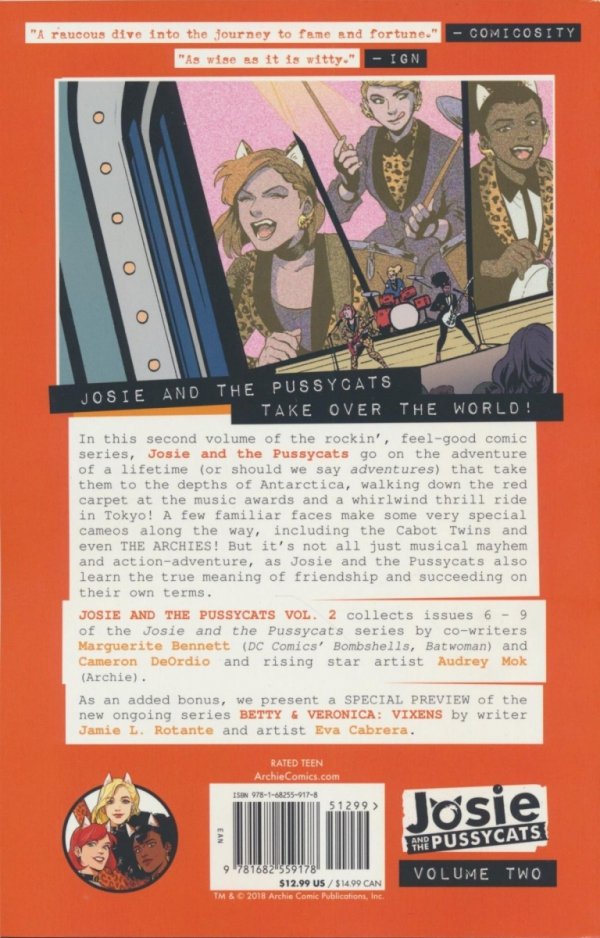 JOSIE AND PUSSYCATS VOL 02 TP [9781682559178]
