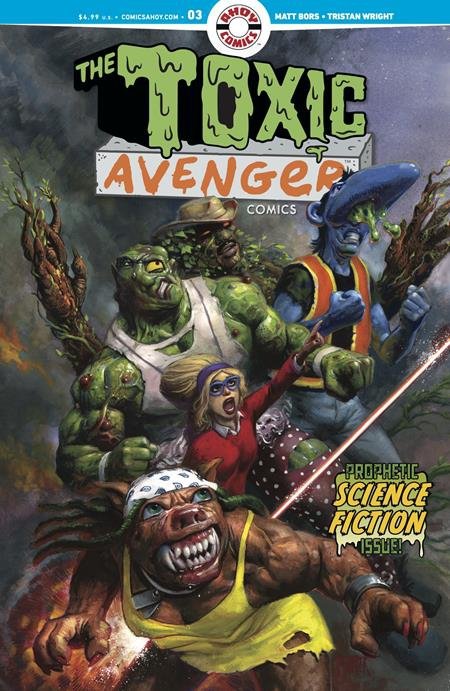 TOXIC AVENGER COMICS #3 CVR A FRED HARPER [85647000837000811]