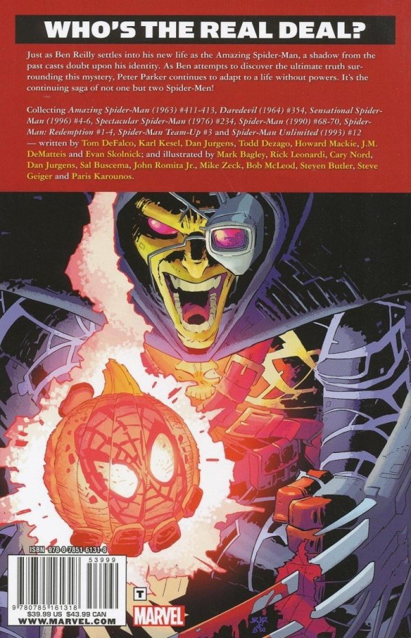 SPIDER-MAN THE COMPLETE BEN REILLY EPIC VOL 04 TP [9780785161318] **promocja TOMY**