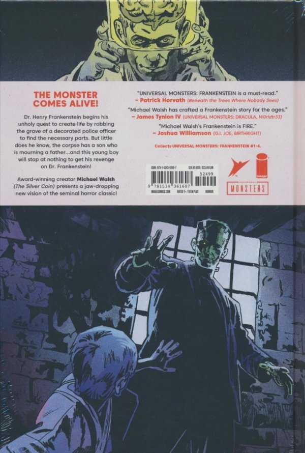 UNIVERSAL MONSTERS FRANKENSTEIN HC [STANDARD] [9781534361607]