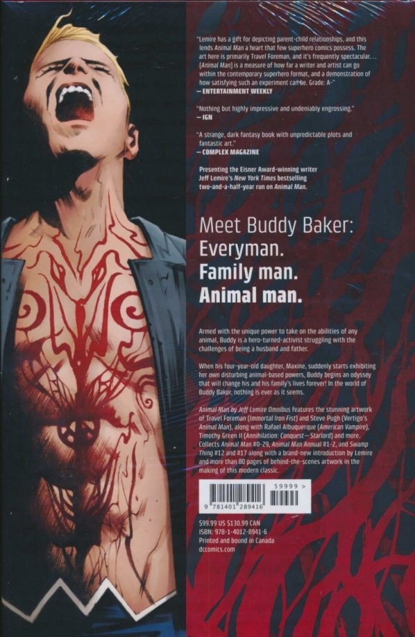 ANIMAL MAN BY JEFF LEMIRE OMNIBUS HC [9781401289416] **promocja TOMY**