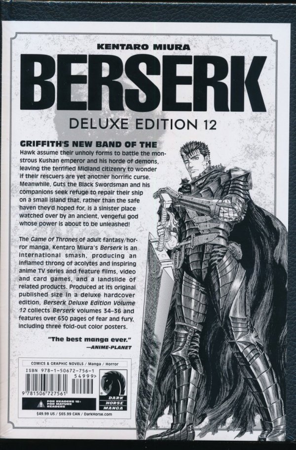 BERSERK DELUXE EDITION VOL 12 HC [9781506727561]