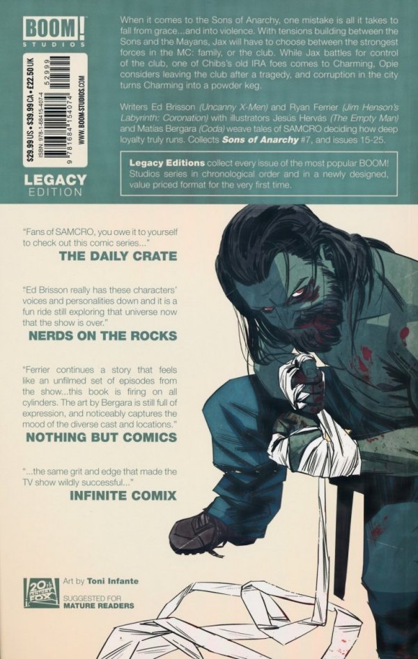 SONS OF ANARCHY LEGACY EDITION VOL 02 TP [9781684154074]