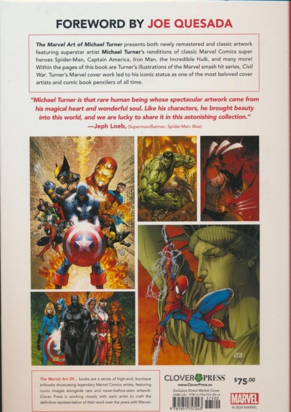 MARVEL ART OF MICHAEL TURNER HC [VARIANT] [9781951757243] **promocja TOMY**