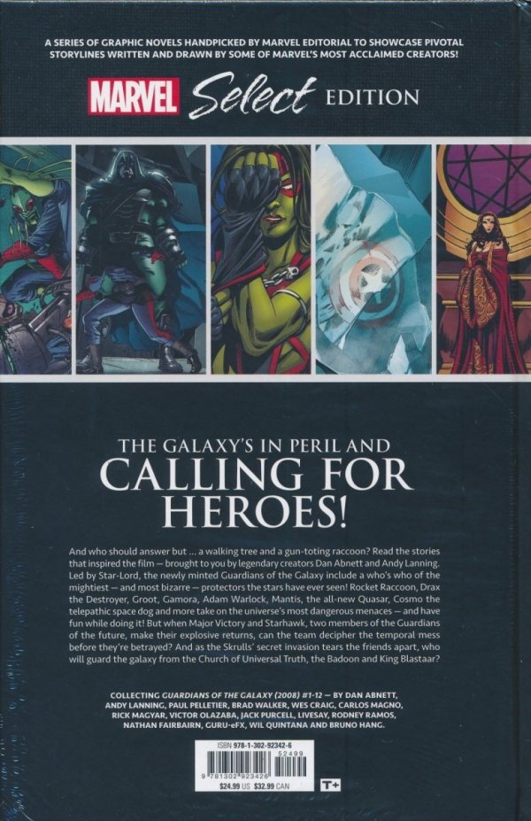 GUARDIANS OF THE GALAXY SOMEBODYS GOT TO DO IT MARVEL SELECT EDITION HC [9781302923426] **promocja TOMY**