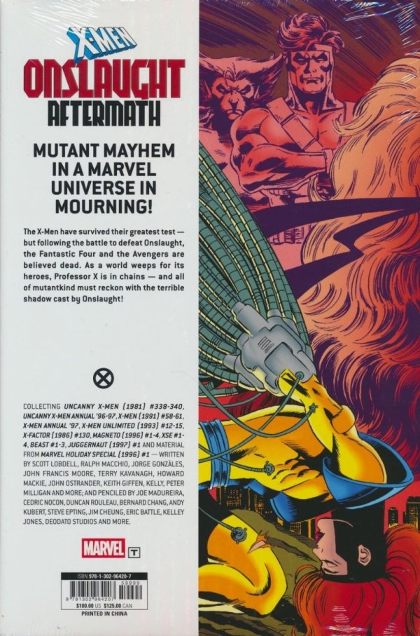X-MEN ONSLAUGHT AFTERMATH OMNIBUS HC [VARIANT] [9781302964207] **OFERTA SPECJALNA**