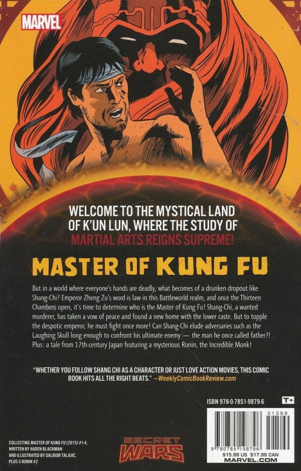 MASTER OF KUNG FU BATTLEWORLD TP [9780785198796] **promocja TOMY**
