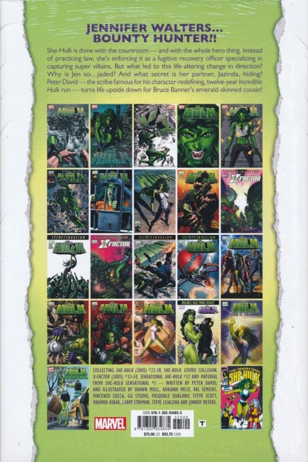 SHE-HULK BY PETER DAVID OMNIBUS HC [STANDARD] [9781302934835] **promocja TOMY**