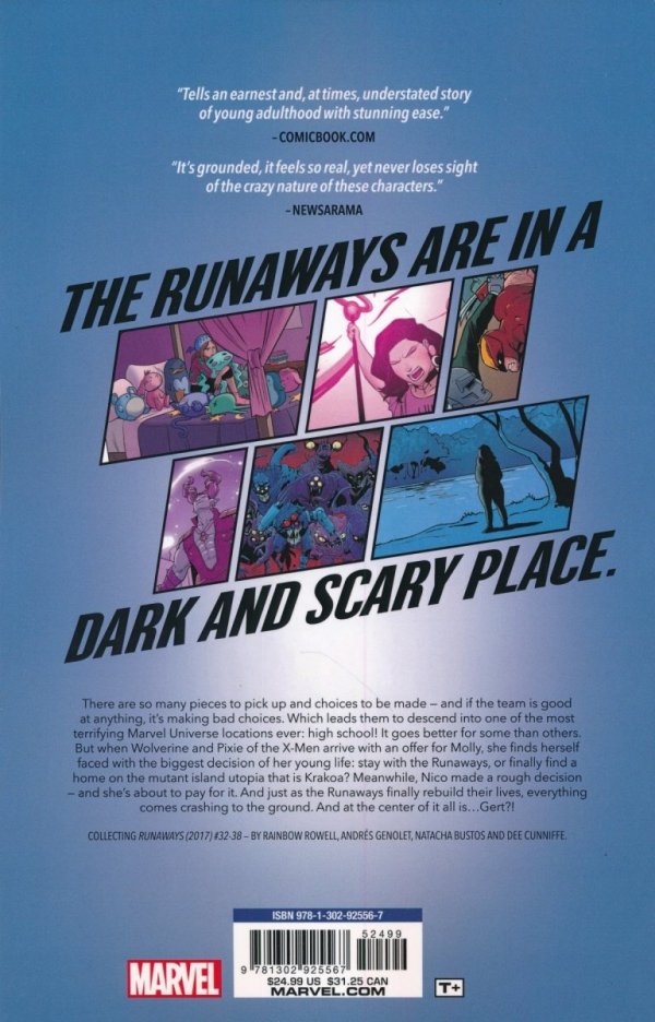 RUNAWAYS VOL 06 COME AWAY WITH ME TP [9781302925567] **OFERTA SPECJALNA**