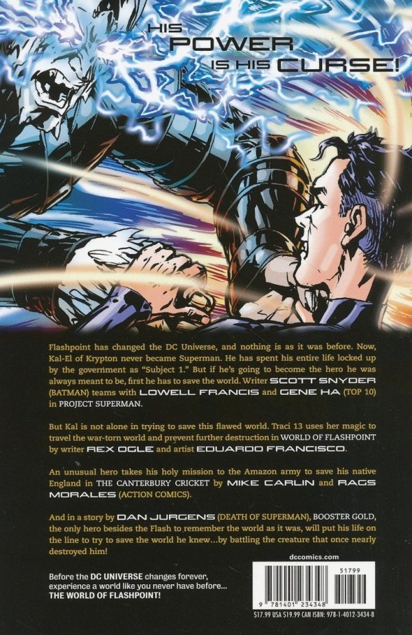 FLASHPOINT THE WORLD OF FLASHPOINT FEATURING SUPERMAN TP [9781401234348] **promocja TOMY**
