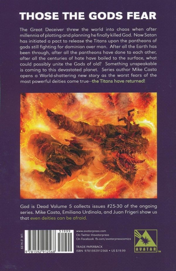 GOD IS DEAD VOL 05 TP [9781592912568]