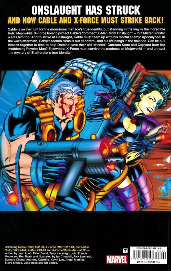 CABLE AND X-FORCE ONSLAUGHT TP [9781302916190]