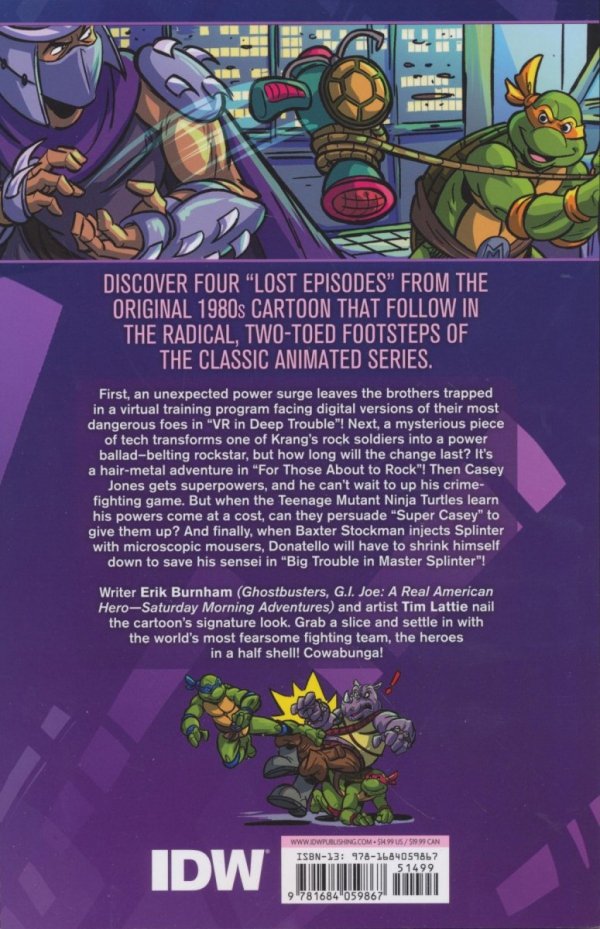 TEENAGE MUTANT NINJA TURTLES SATURDAY MORNING ADVENTURES VOL 01 TP [9781684059867] **OFERTA EKSPOZYCYJNA**