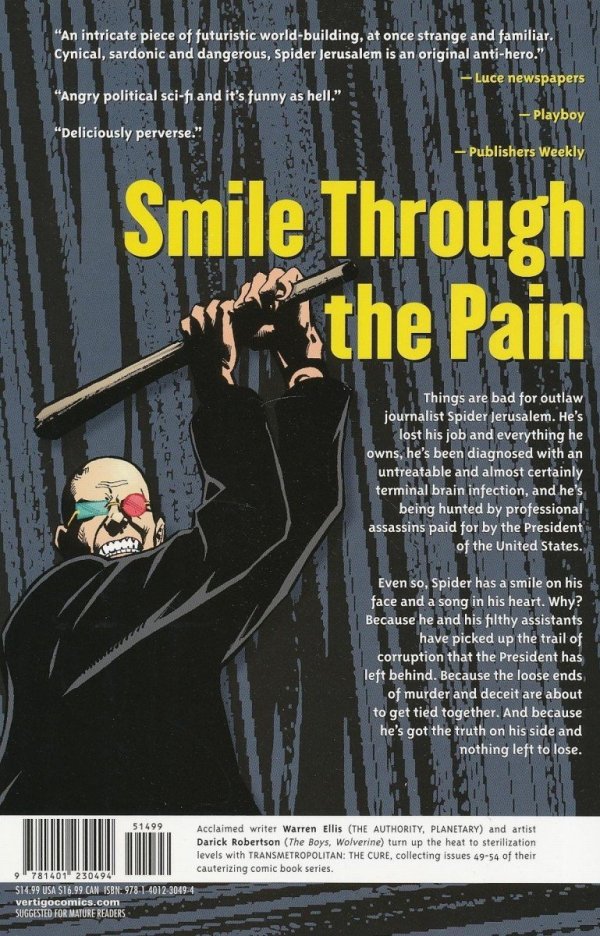 TRANSMETROPOLITAN VOL 09 THE CURE TP [9781401230494] **promocja TOMY**