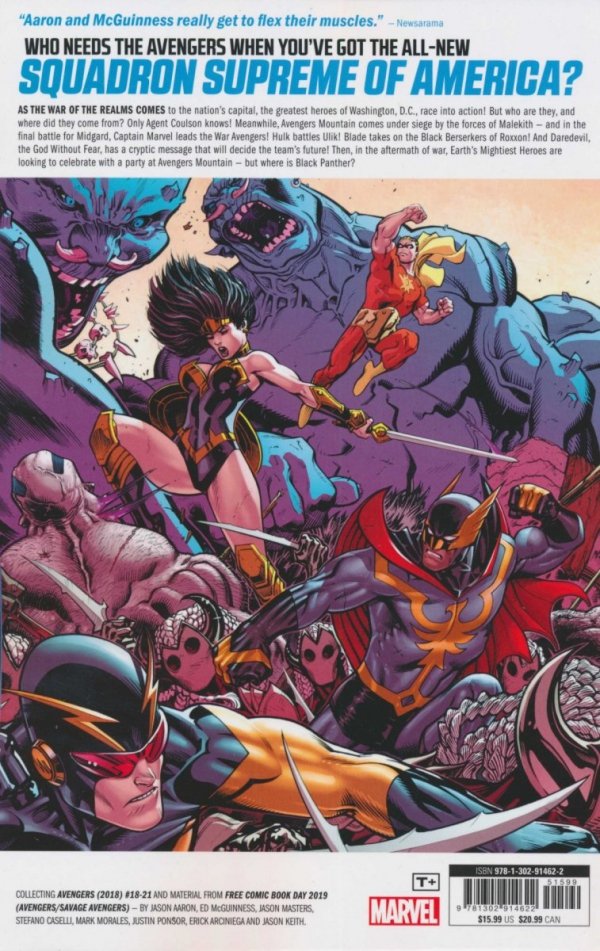 AVENGERS VOL 04 WAR OF THE REALMS TP [9781302914622] **promocja STOCK SALE**