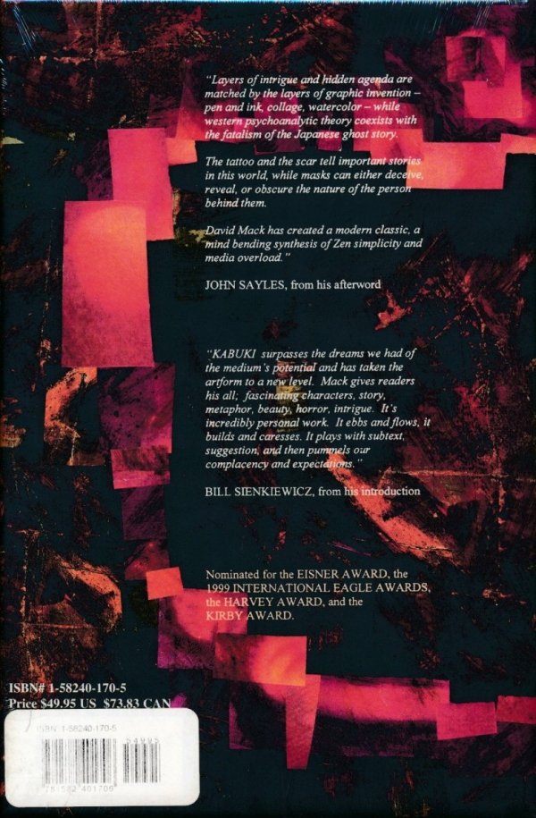 KABUKI VOL 05 METAMORPHOSIS HC [9781582401706]