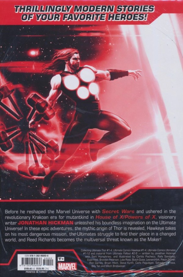 ULTIMATE MARVEL BY JONATHAN HICKMAN OMNIBUS HC [STANDARD] [9781302956936] **promocja STOCK SALE**