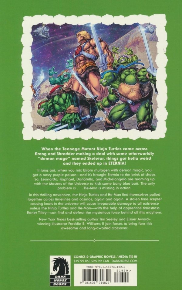 MASTERS OF THE UNIVERSE TEENAGE MUTANT NINJA TURTLES TURTLES OF GRAYSKULL TP [9781506744827]