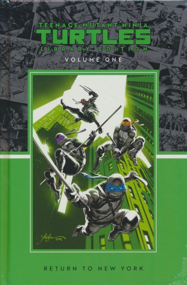 TEENAGE MUTANT NINJA TURTLES VOL 01 RETURN TO NEW YORK LIBRARY EDITION HC [9798887243047] **OFERTA EKSPOZYCYJNA**