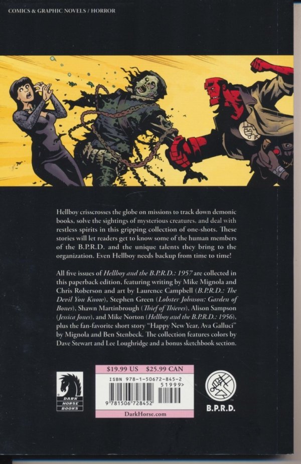 HELLBOY AND THE BPRD 1957 TP [9781506728452]