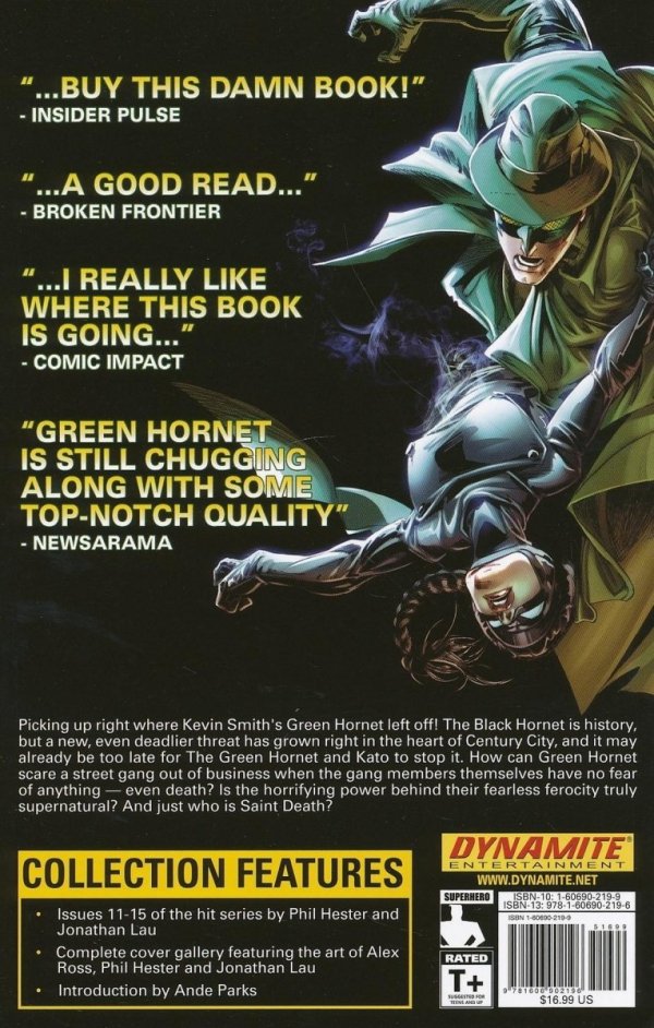 GREEN HORNET VOL 03 IDOLS TP [9781606902196]