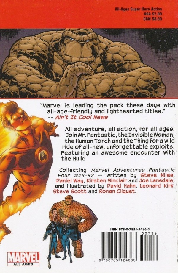 MARVEL ADVENTURES FANTASTIC FOUR VOL 08 TP [9780785124863] **promocja TOMY**