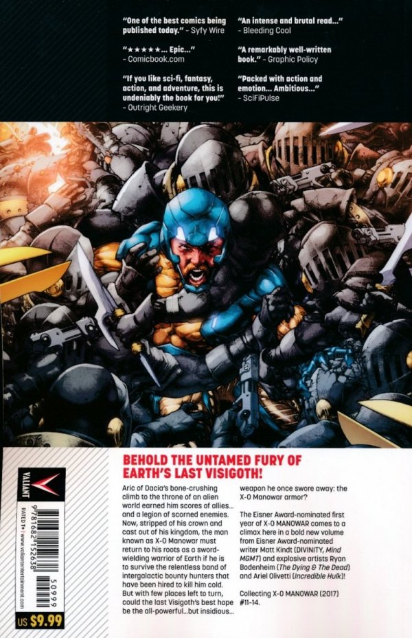 X-O MANOWAR VOL 04 VISIGOTH TP [9781682152638] **OFERTA SPECJALNA**