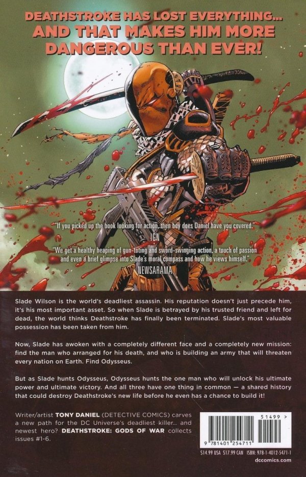 DEATHSTROKE VOL 01 GODS OF WAR TP [9781401254711] **OFERTA SPECJALNA**