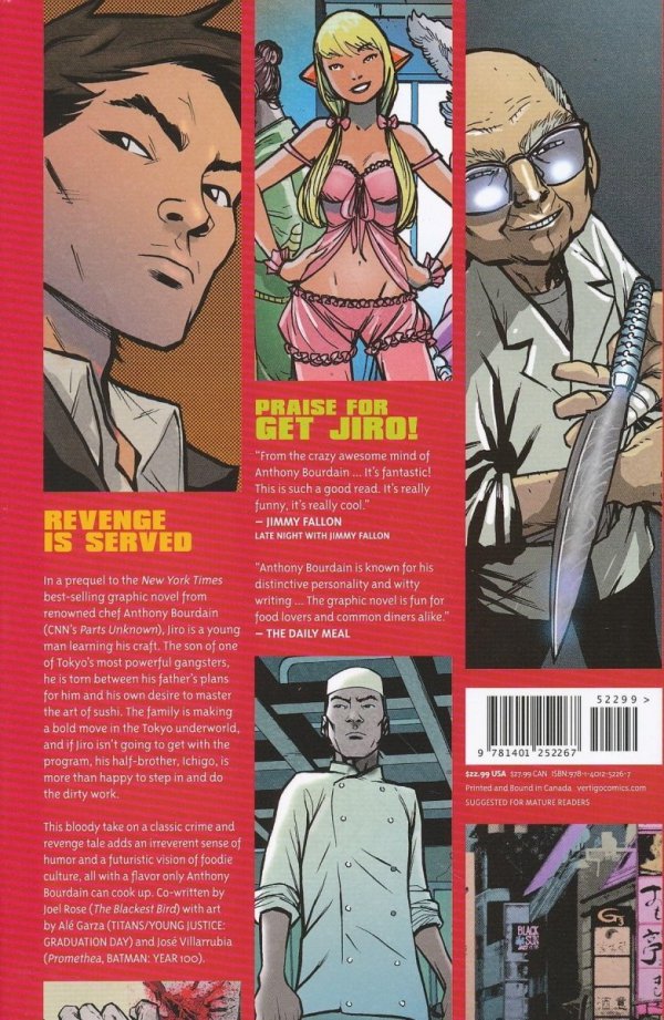 GET JIRO BLOOD AND SUSHI HC [9781401252267]