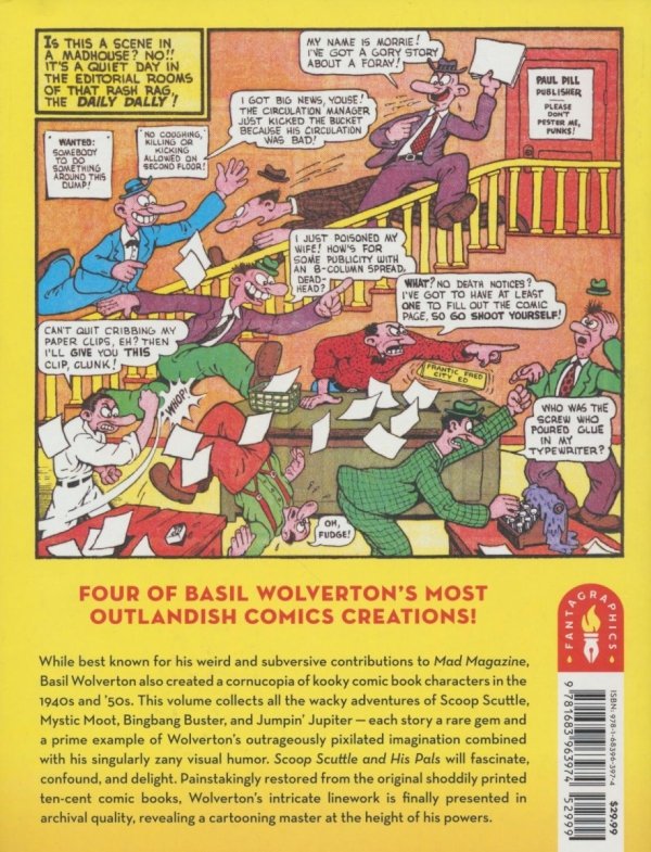 SCOOP SCUTTLE AND HIS PALS THE CRACKPOT COMICS OF BASIL WOLVETRON TP [9781683963974]