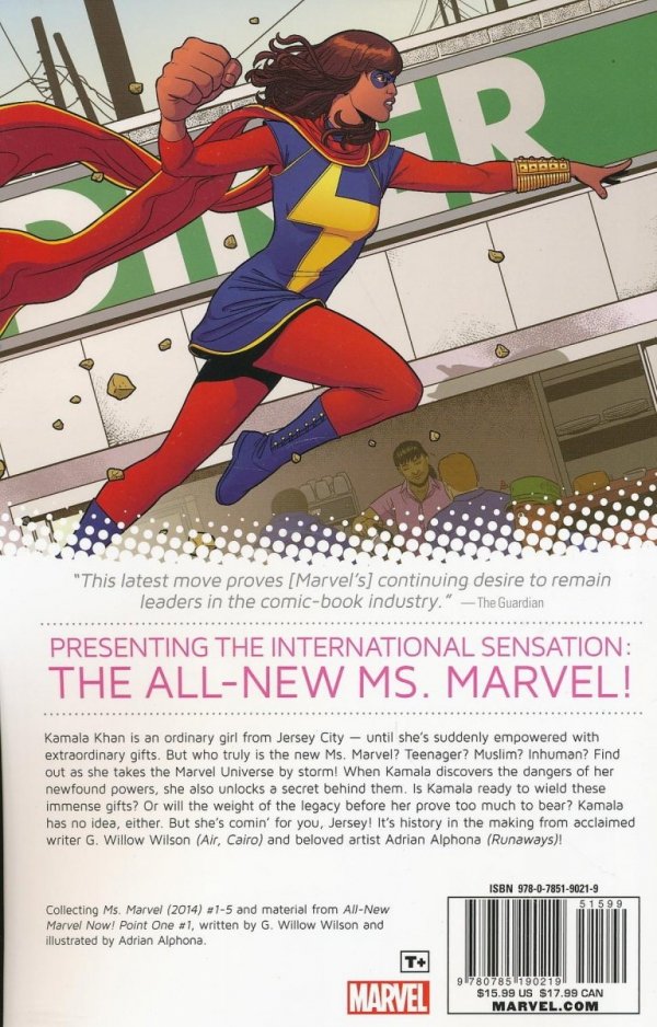 MS MARVEL VOL 01 NO NORMAL TP [9780785190219]