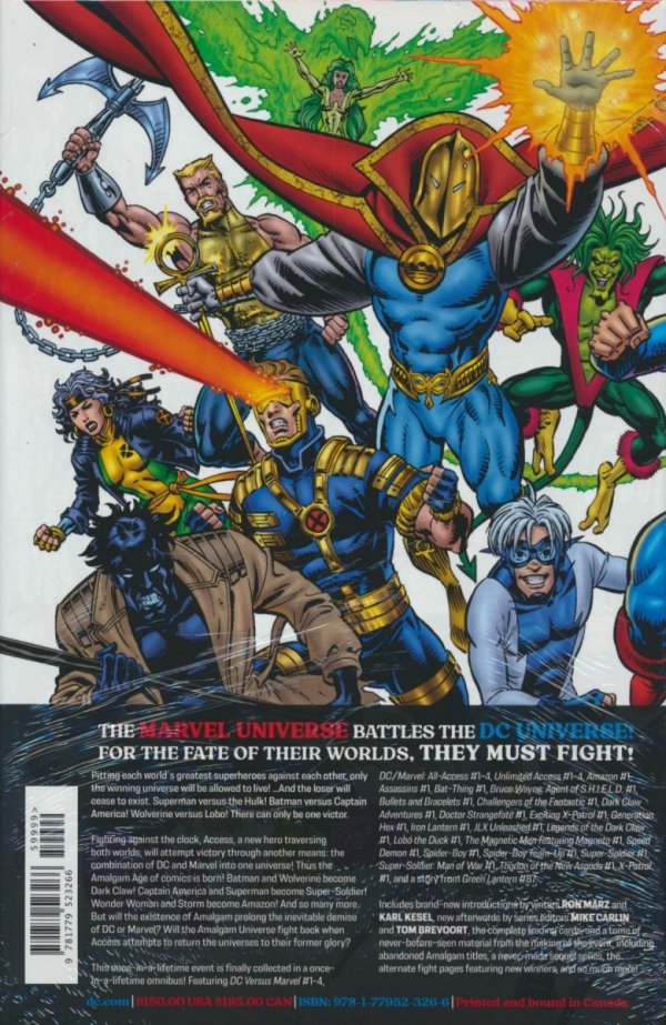 DC VERSUS MARVEL THE AMALGAM AGE OMNIBUS HC [STANDARD] [9781779523266]