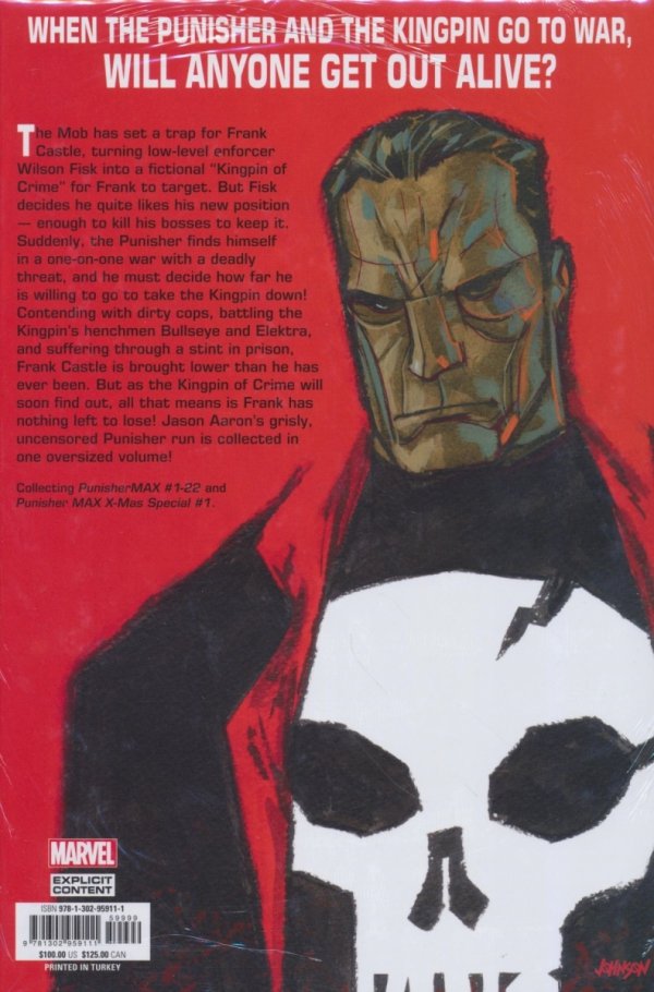 PUNISHER MAX BY JASON AARON AND STEVE DILLON OMNIBUS HC [VARIANT] [9781302959111] **promocja TOMY**