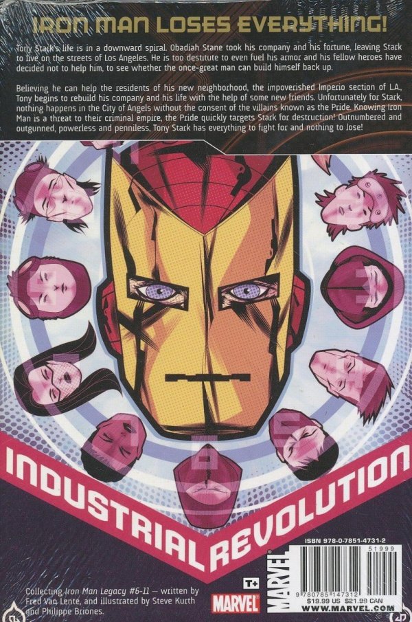 IRON MAN INDUSTRIAL REVOLUTION HC [9780785147312] **OFERTA SPECJALNA**