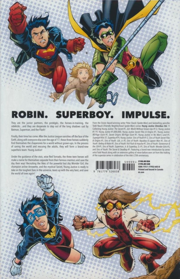 YOUNG JUSTICE OMNIBUS VOL 01 HC [9781779526038] **OFERTA SPECJALNA**