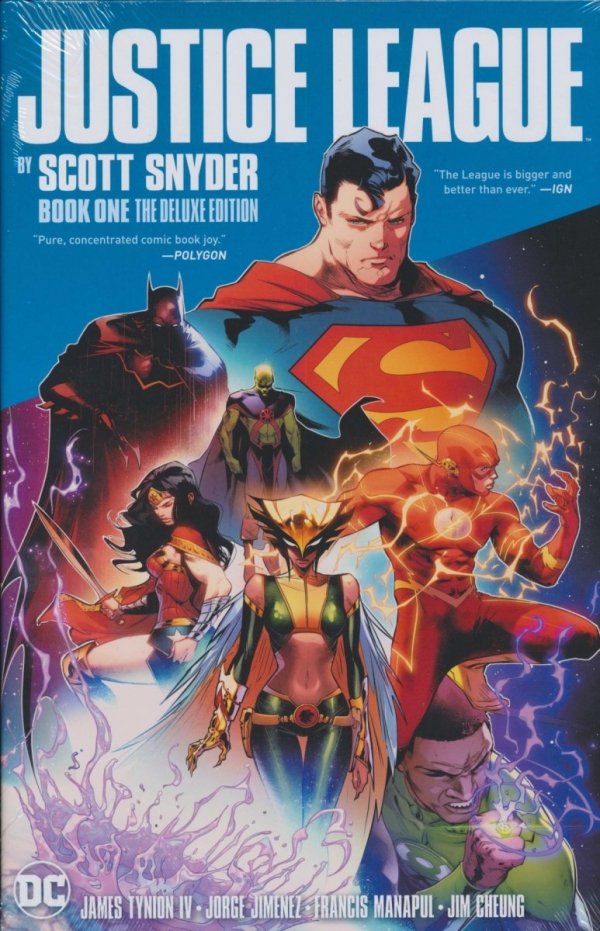JUSTICE LEAGUE BY SCOTT SNYDER THE DELUXE EDITION VOL 01 HC [9781401295219]