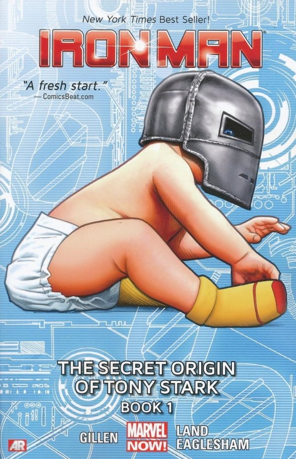 IRON MAN VOL 02 THE SECRET ORIGIN OF TONY STARK PART 1 TP [9780785166665] **promocja TOMY**
