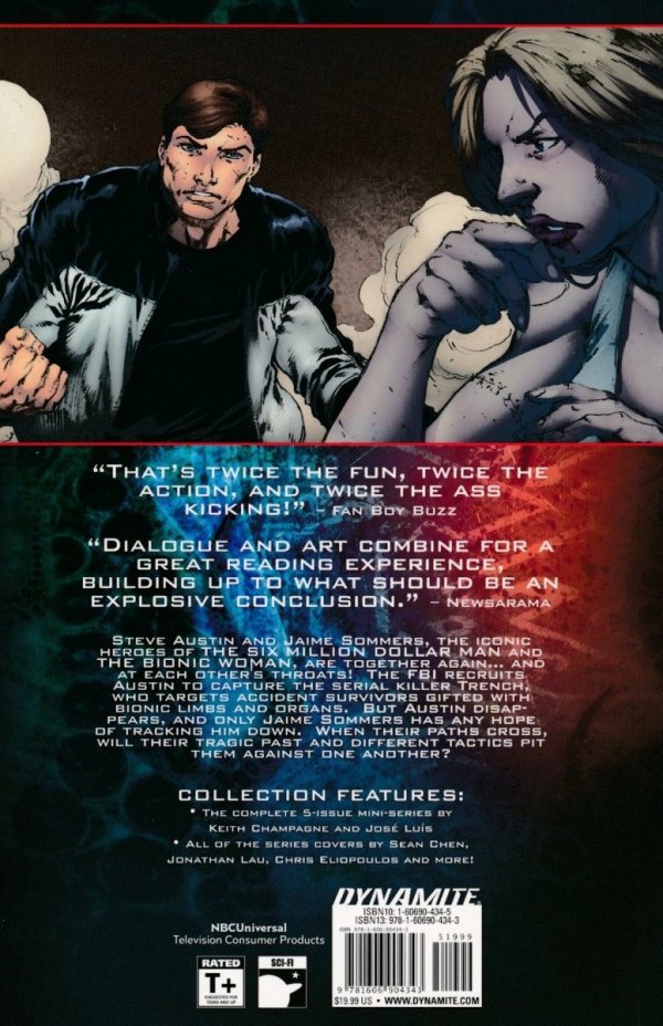 BIONIC MAN VS THE BIONIC WOMAN VOL 01 TP [9781606904343] **promocja TOMY**