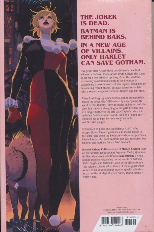 BATMAN WHITE KNIGHT PRESENTS HARLEY QUINN HC [9781779510143] **OFERTA SPECJALNA**