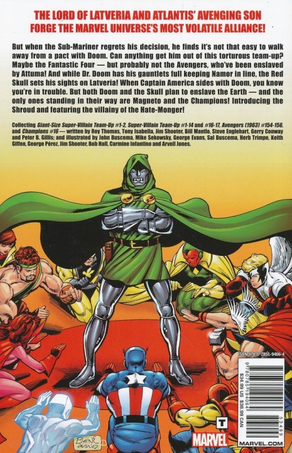 SUPER-VILLAINS UNITE THE COMPLETE SUPER-VILLAIN TEAM-UP TP [9780785194064] **promocja TOMY**
