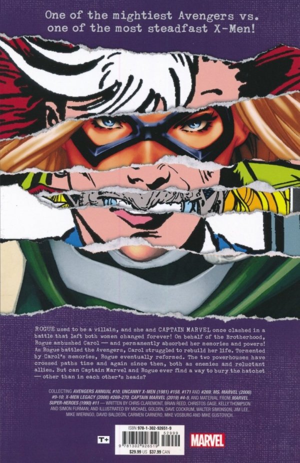 CAPTAIN MARVEL VS ROGUE TP [9781302926519]