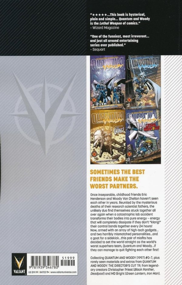 QUANTUM AND WOODY BY PRIEST AND BRIGHT VOL 01 KLANG TP [9781939346780]